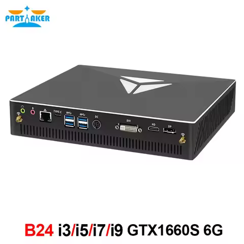 Gaming Desktop PC Intel Core i5-9400F i7-9700F i9 9900T i3 9100F GTX 1660S 6G 2*DDR4 Mini Computer W