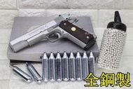 武SHOW 鋼製 INOKATSU COLT M1911 手槍 CO2槍 銀 優惠組C 井勝 1911 柯特 MEU 