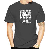 Bichon Frise Stubborn Bichon Frise Tricks T Shirts Graphic Cotton Streetwear Short Sleeve O-Neck Har