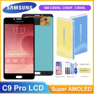 Original LCD For Samsung Galaxy C9 Pro C9000 C9008 LCD Display Touch Screen Panel C9 C900Y C900F Dig