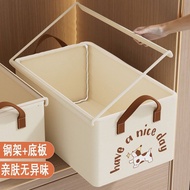 收納盒storage Box大容量钢架衣服收纳箱衣柜收纳折叠式万能收纳盒筐衣服裤子收纳盒3.23