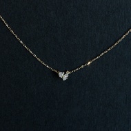 JKISS S925 Silver Gold Plated Zirconia Genuine Collarbone Chain Premium Feel Sterling Silver Necklace for Girlfriend