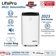 HY/JL🍓2023 New Version /LifePro DH12 12L/Day /Dehumidifier/ with Compressor/ Up to 24-month SG Warranty/ 3-pin SG Plug 1