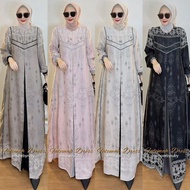 [Promo] Fatemah Dress Amore By Ruby Ori Dress Muslim Baju Wanita Dress