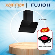 Fujioh - FR-SD2290V Package - Slanted Ventilated Chimney Hood with Induction Hob