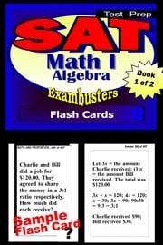 SAT Math Level I Test Prep Review--Exambusters Algebra Flash Cards--Workbook 1 of 2 SAT II Exambusters