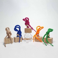 8 Ml Hanging Perfume Glass Bottle Rose Wooden Lid Box / Glass Bottle / Perfume Glass Bottle / Car Pe