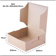 Rice box 325g laminated cake box, size 20cm x 20cm x 7.5cn