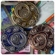 Board Game Accessories MOYOGAMES KEYFORGE Key Metal Coin Counter token