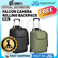 Eirmai 44L / 53L Falcon Rolling Backpack for Camera, 16" Laptop Equipment Travel Photography Storage