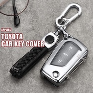 ZR For Toyota fortuner innova Soft TPU Remote Fob Key Case Cover holder For Toyota yaris hilux vellfire 2010 chr estima altis Auris Corolla 2015/2016 Reiz Revo Rav4 Scion TC IM