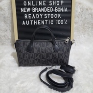 [Best Quality] Tas Bonia Original Sling Bag Mini Monogram New Arrival