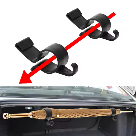 2pcs/set Car Trunk Umbrella Holder Organizer Clip for fiat punto h4 c4 picasso saab 9-5 bmw e34 e39 