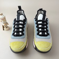 新CHANEL/香奈兒 馬卡龍雙C系帶休閒鞋 37碼