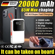 【3C Certification】WP 3c Power bank 20000mAh Fast charging PD 65W Magnetic Wireless Powerbank With Fo