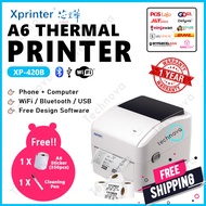【XP-420B】A6 Thermal Printer Shipping Label Printer Air WayBill Barcode Consignment Note 热敏打印机 [Free A6 Sticker]