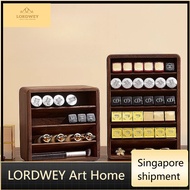 LORDWEY Black walnut storage box jewelry storage box jewelry storage box large shelf