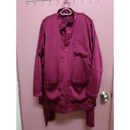 baju melayu bentop size s