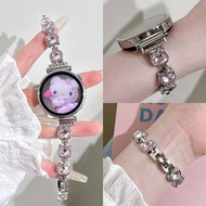 适用手表GT6手表带kt猫皓石闪钻gt5/4/gt3手链轻奢Watch3/Pro5.29 Suitable for GT6 watch strap, kt cat sparkling diamond 