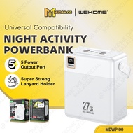 WEKOME Night Activity Powerbank Big And Fast Charging With Large 100000mah Capacity Camping  PRWP100