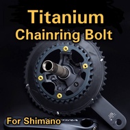 Titanium Chainring Bolt for Shimano Road &amp; MTB M8000 M8020 m9000 m9020 Deore XT XTR 6800 R9270 R9100 Ultegra Dura Ace