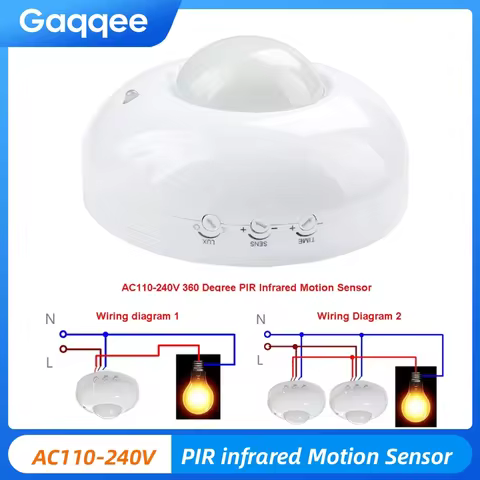 Motion Sensor Light 220V Automatic Sensor Smart Life Light Switch LED PIR Motion Sensor Detection Mi