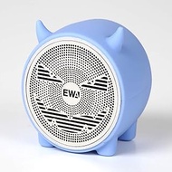EWA A101 ポータブルスピーカー Bluetooth 小型スピーカー ミニスピーカー 手乗りスピーカー［超小型/大音量］ボータブル ワイヤレス コンパクト おうちでフェス気分 〜手乗り小悪魔スピーカー〜 (ライトブルー)
