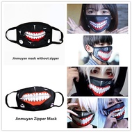 [Ready Stock] 1Pc zipper mask New Tokyo Ghoul Jinmuyan Zipper Masks Tokyo Kinds of Jinmuyan mask