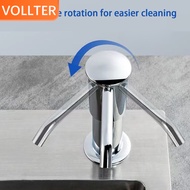 Durable Steel Dispensador Allocate Dispenser Corrosion Resistant Soap Dispenser Kitchen Easy Press T