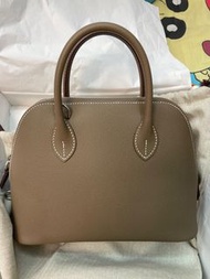 (Sold) Hermes Bolide 25 大象灰銀扣