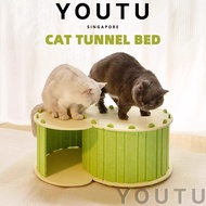 Cat Scratcher Cat Condo Cat Tunnel, Cat Bed - Felt Material Cat bed, Detachable Cat Playground 猫床 猫窝