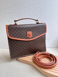 中古包 Vintage Celine 棕花公文包