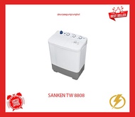 MESIN CUCI SANKEN 2 TABUNG 8 KG 250 WATT - TW 8808