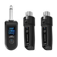 2.4G Wireless Microphone Converter XLR Transmitter and Receiver System for Dynamic Guitar Mixer