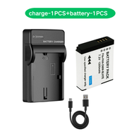 PUANTES DMW-BLH7E GK แบตเตอรี่+เครื่องชาร์จช่องเดียวจับคู่กับ Panasonic GF7 GF8 GF9 GF10 LX10 LX9 GM