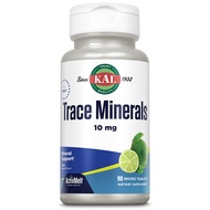 KAL Trace Minerals, 10 mg Mineral Supplements, Natural Lime Flavor Trace Minerals Supplements, Insta