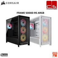 CORSAIR FRAME 5000D RS /  FRAME 5000D RS ARGB High-Airflow Mid-Tower PC Case ( BLACK / WHITE )