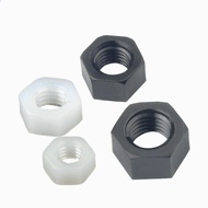 ((Nylon Hex Nut Nut Black/White/Transparent Nylon Hex Nut M2/M2.5-M20