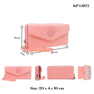 dompet wanita kartu dan uang #Kp L805