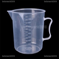 [Better] 20/30/50/300/500/1000ML Plastic Measuring Cup Jug Pour Spout Surface Kitchen, [World]