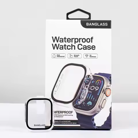 BANGLASS waterproof smart watch protective case protective cover 40 41 44 45 49 mm for iwatch 9 Ultr