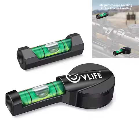 EZshoot Scope Leveling Kit Magnetic Riflescope Precise Calibration Bubble Level Tool Anti Cant Optic