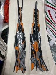 Tem Theo xe Wave 2024 Xám cam đen Limited