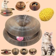 Cat Swirl, Cat Swirl, Cat Swirl, Cat Swirl, Foldable Convenient Cat Scratcher, Durable, Recyclable, 