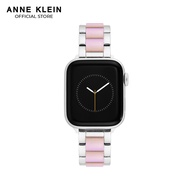 Anne Klein Wearable  Band for Apple Watch Silver Tone Bracelet