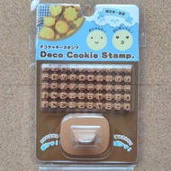 COOKIES DECORATION STAMP BISCUIT STAMP ALPHABET SYMBOL AND NUMBER