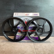 SPORT RIM 14" EGO EGO LC KAYAMA EG101 BLACK GOLD 5 BATANG KAKI EGOS EGO AVANTIZ EGO SOLARIZ EGO LC F