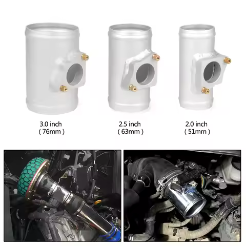 76mm/63mm/51mm Air Flow Sensor Adapter Intake Meter Mount Base Air Flow Adaptor For TOYOTA MAZDA 6 F