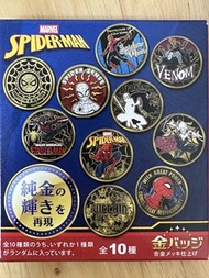 【日版】Tenyo- Spider man 系列金屬襟章- 猛毒（VENOM）
