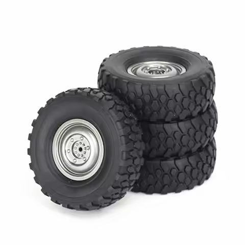 4pcs 72mm Soft Tire Wheel for MN D90 MN98 MN99S WPL C14 C24 C34 B14 B24 LDRC P06 RC Car Upgrade Part